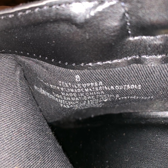 Black faux suede ankle boots - Picture 8 of 8